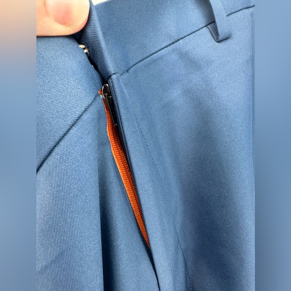 Peter Millar Wicking Performance Shorts Golf Stretch Navy Blue Mens Size 40 - Picture 8 of 9